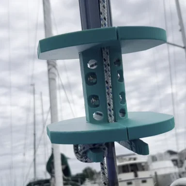 Drum with Halyard Cleated