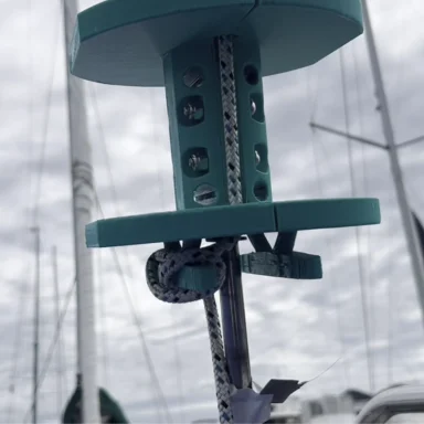 Drum with Halyard Cleated 2